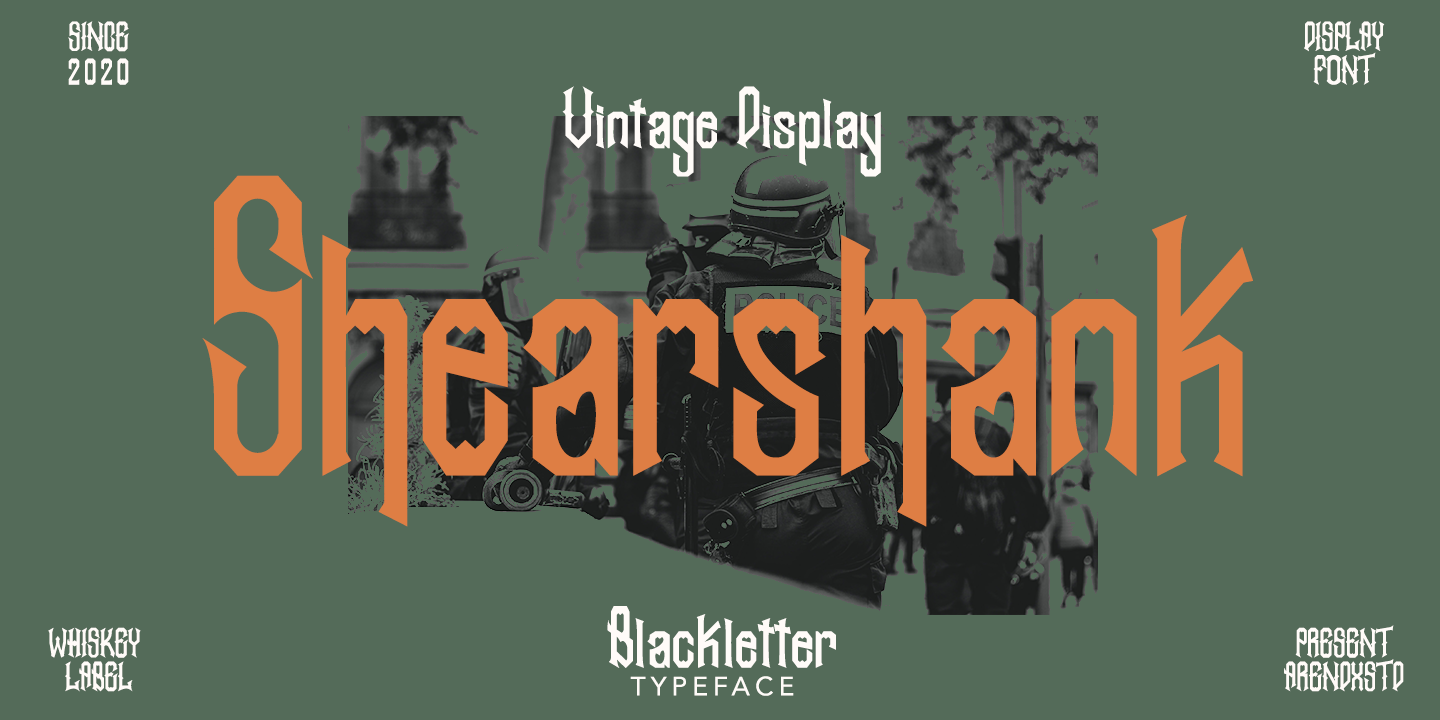 Shearshank Regular Font preview